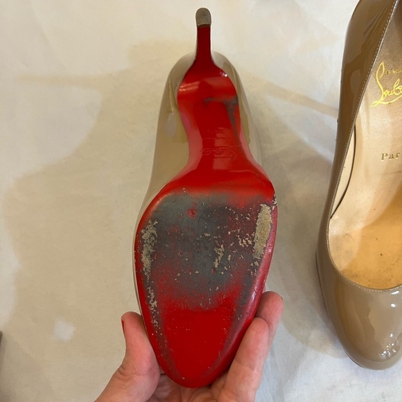CHRISTIAN LOUBOUTIN 100% Authentic 120 Pump, Patent Leather, Size 39.5 - Picture 8 of 11